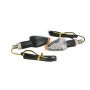 LED- Blinkerset Motoflow New Century, universal, schwarz, mit E-Nummer FL.01.028 - 360&deg; presentation