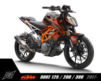 Set di decorazioni Radical Racing su licenza KTM