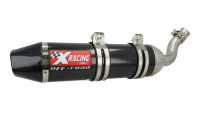 Slip- On Endschalld&auml;mpfer X-Racing Carbonium
