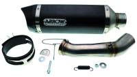 Silenziatore terminale Slip-On Arrow Thunder Black Line Carbon