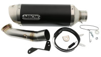 Silenziatore terminale Slip-On Arrow Thunder Black Line Silenziatore terminale Slip-On Arrow Thunder Black Line