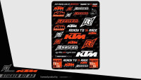 Set di adesivi Radical / KTM Set di adesivi Radical / KTM