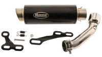 Silenziatore terminale slip-on Hurric TEC ONE Black Line