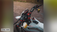 Lenkerendenspiegelset Motoflow Superbike Lenkerendenspiegelset Motoflow Superbike