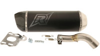 Silenziatore terminale Slip-On Radical Racing Half Carbon Silenziatore terminale Slip-On Radical Racing Half Carbon