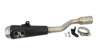 Silenziatore terminale slip-on Arrow Pro Race Black Line