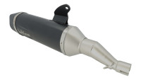 Silenziatore terminale Slip-On LeoVince Nero