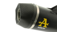 Silenziatore terminale Slip-On Arrow Indy Race Black Line