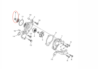 Anello di sicurezza per albero Yamaha OEM