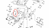 Molla di precarico per pedale del freno Yamaha OEM Molla di precarico per pedale del freno Yamaha OEM
