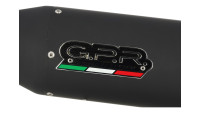 Silenziatore terminale Slip-On GPR Furore Nero Silenziatore terminale Slip-On GPR Furore Nero