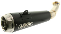 Silenziatore terminale Slip-On Arrow Pro Race Black Line