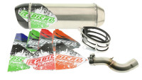 Silenziatore di scarico slip-on Radical Racing Inox