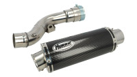 Silenziatore terminale Slip-On Hurric Supersport in carbonio