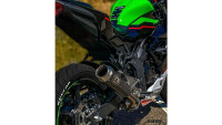 Silenziatore terminale Slip-On Arrow Pro Race Black Line