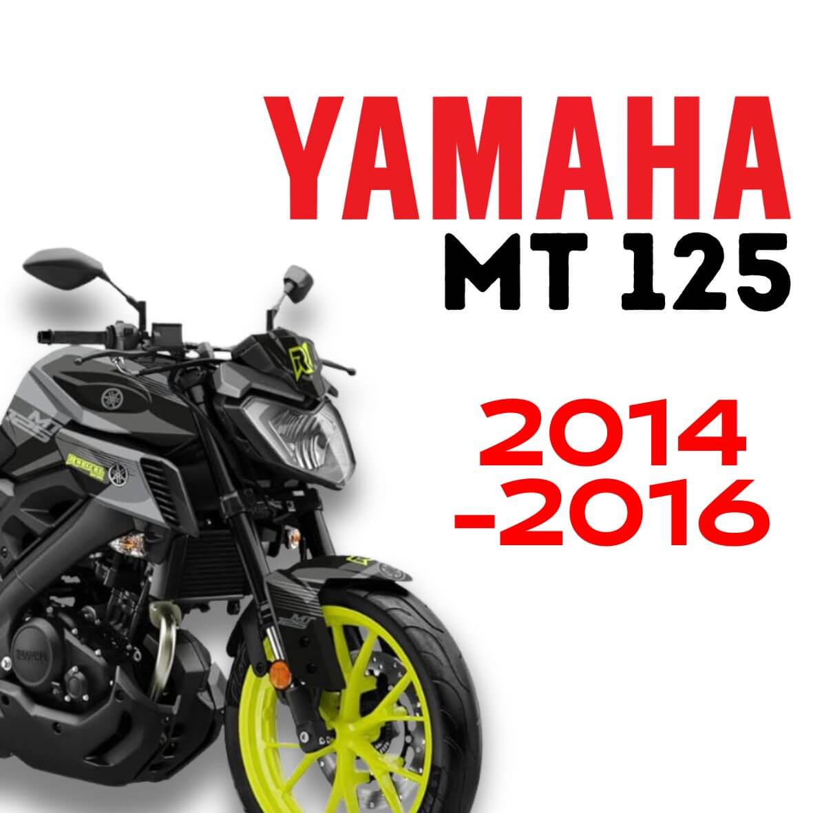 Yamaha MT 125 2014 bis 2016 Tuning und Ersatzteile