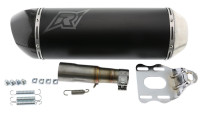 Silenziatore terminale Slip-On Radical Racing Half-Carbon Silenziatore terminale Slip-On Radical Racing Half-Carbon