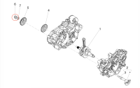 Dado per albero di compensazione Piaggio OEM