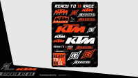 Aufkleberset Radical / KTM Aufkleberset Radical / KTM