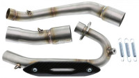 Impianto di scarico Radical Racing interamente in carbonio