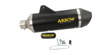 Silenziatore di scarico Arrow Race Tech Black Line