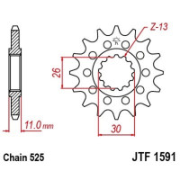 Pignoni JT-Sprockets