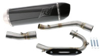 Impianto di scarico Radical Racing interamente in carbonio