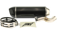 Silenziatore terminale Slip-On Radical Racing interamente in carbonio